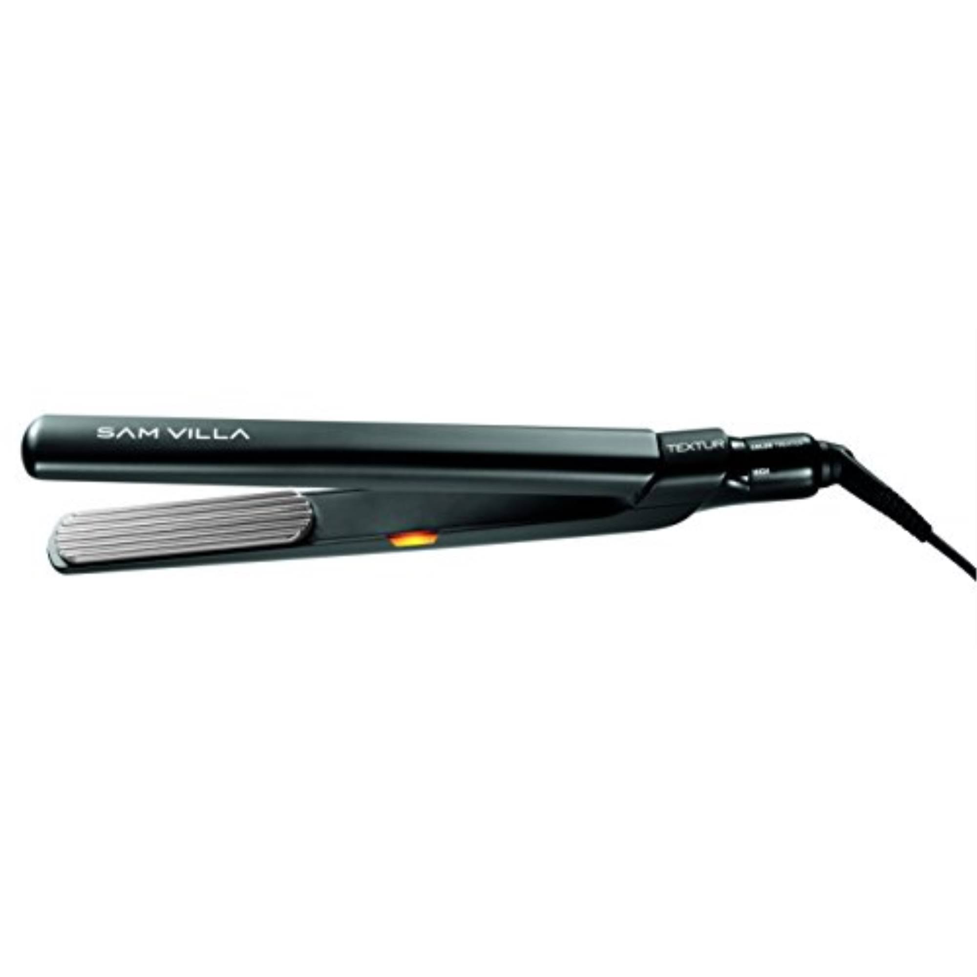 Sam Villa Signature Series Professional 1-Inch Textur Iron, Black