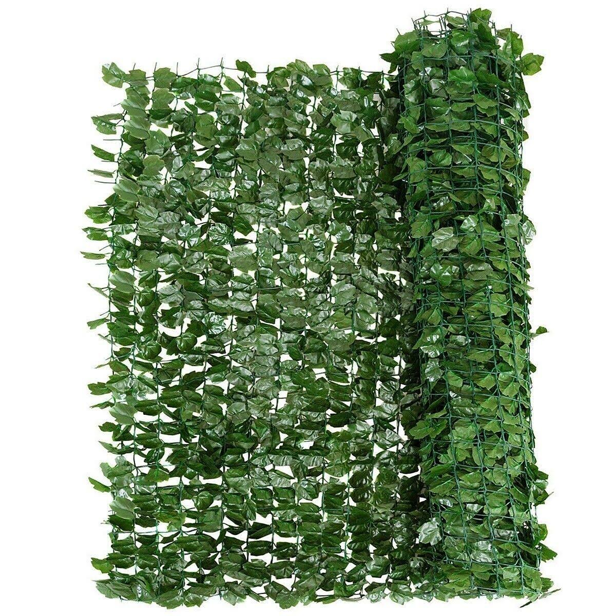 Faux Ivy Leaf Decorative Privacy Fence-40x22 x 95x22