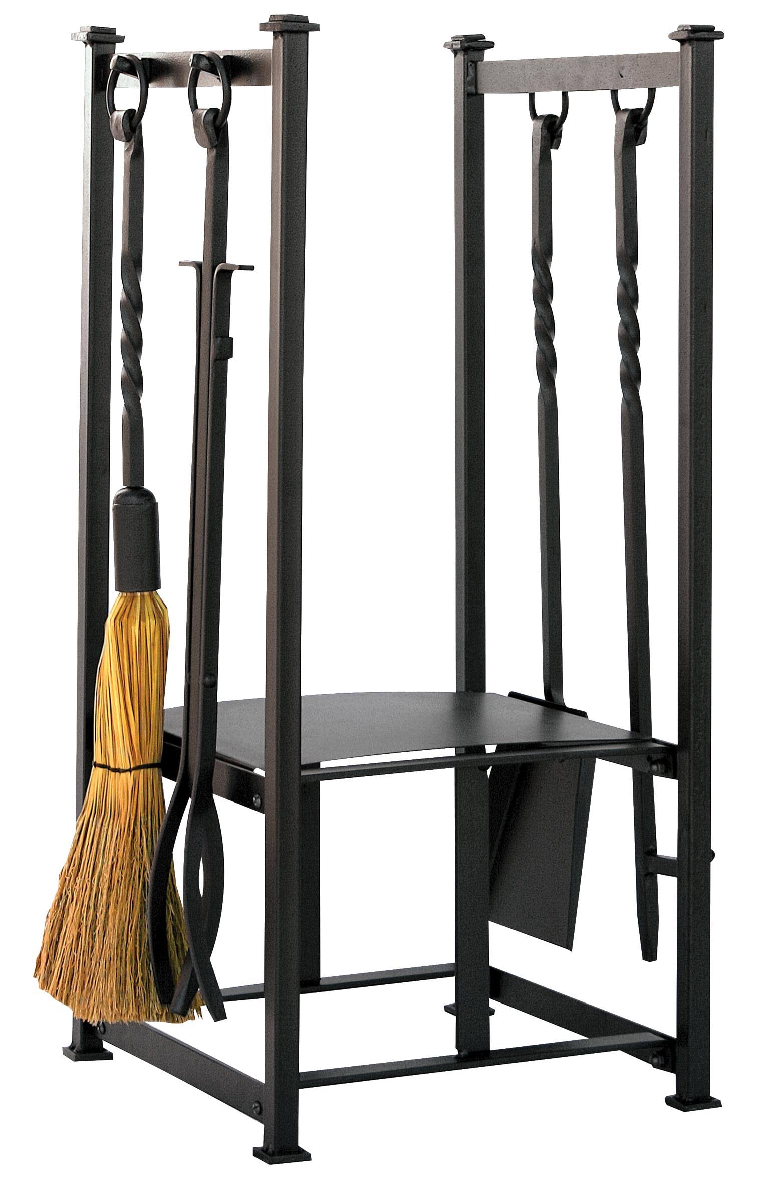 Uniflame Olde World Iron Log Rack with Tools