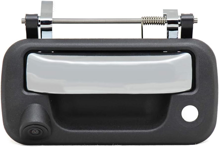 EWAY Tailgate Handle Backup Rear View Camera for Ford F150 2004-16 Super Duty F250 F350 F450 F550 2008-16 Explorer Sport Trac 2007-10 Lincoln Mark LT 2006-07 Pickup Truck Reverse Camera(Black/Chrome)