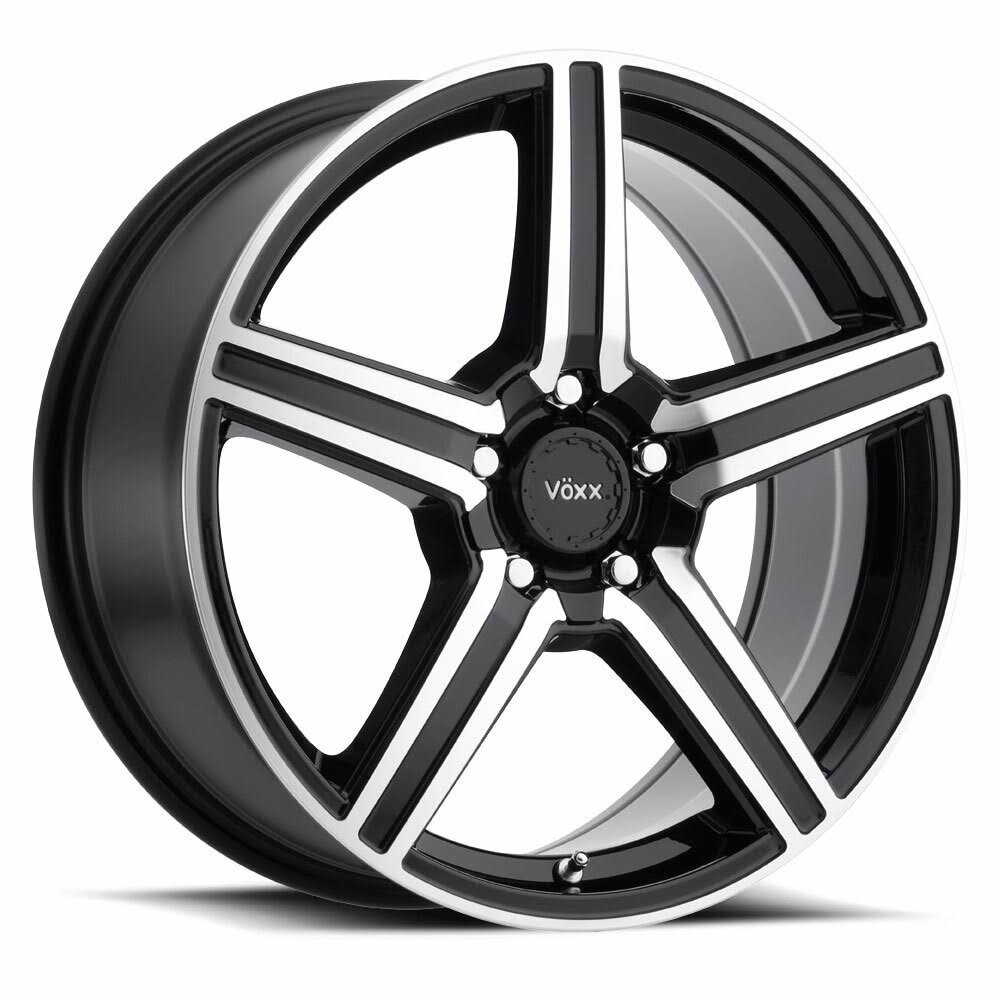 Voxx Como Wheels in Gloss Black with Machined Face