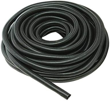 Kable Kontrol High Temperature Split Nylon Wire Loom Tubing – 2” Inch Diameter – 50' Feet Long – Black | Durable Nylon Tubing | Wire Conduit | Wire Protector | Wire Loom Tubing