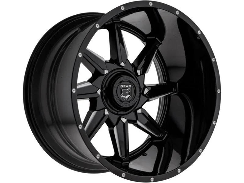 Gear Off Road 751BM Wrath Wheel 20x9 8x170 Gloss Black 18mm