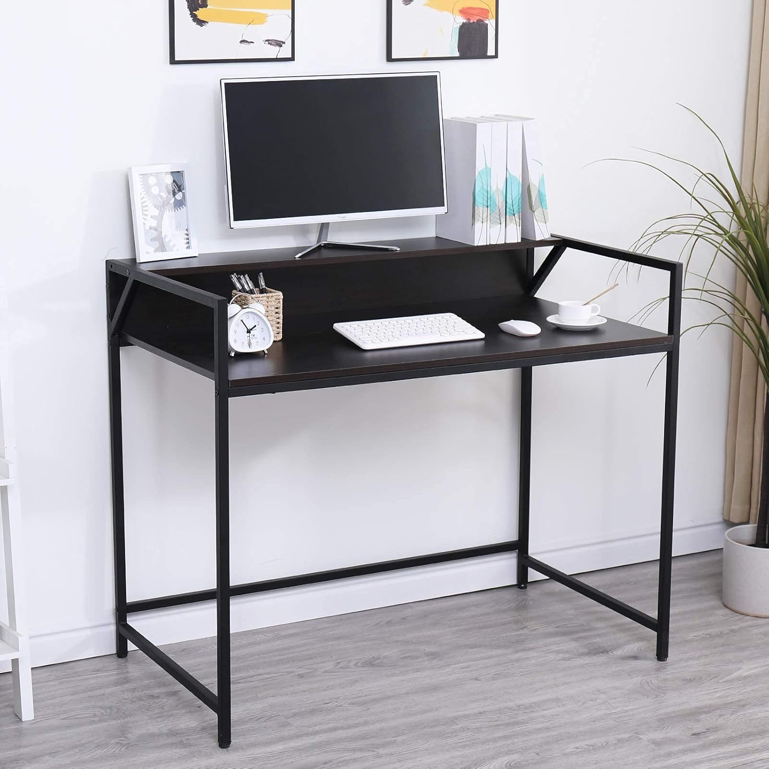 GURLLEU Computer Desk 31 inch Small Student School Writing Desk, Home Office Desk for Small Space… Pack of 2