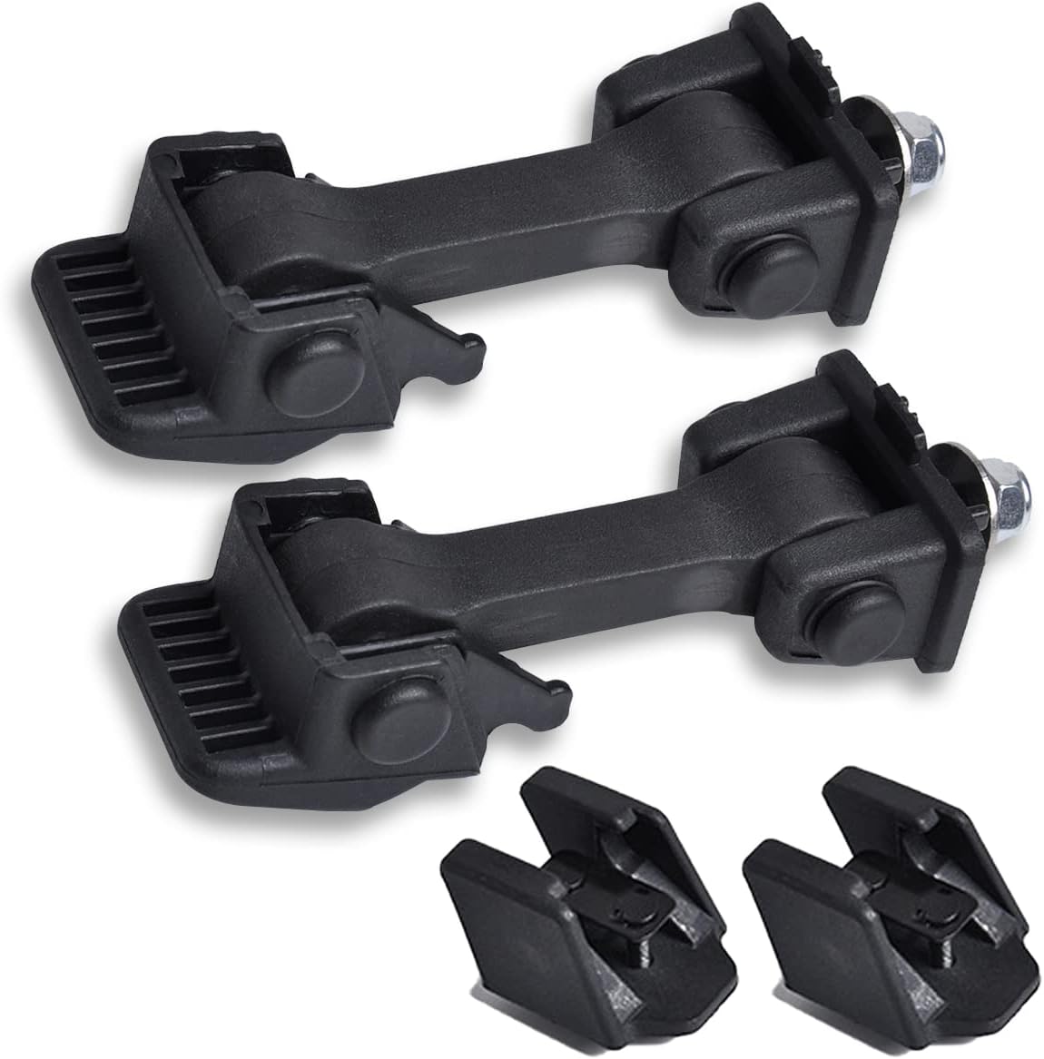 IMNGBL Hood Latches Compatible with 1997-2006 Jeep Wrangler TJ Rubber Hood Latch,Pair Hood Catch Replaces#55176636AD, 68038118AA, 42422