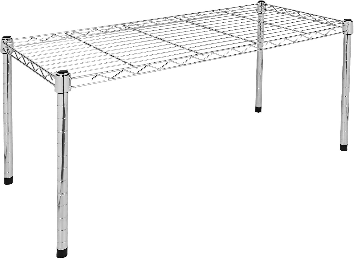 Simple Deluxe Heavy Duty 1-Shelf Shelving, Adjustable Storage Units, Steel Organizer Wire Rack, 30