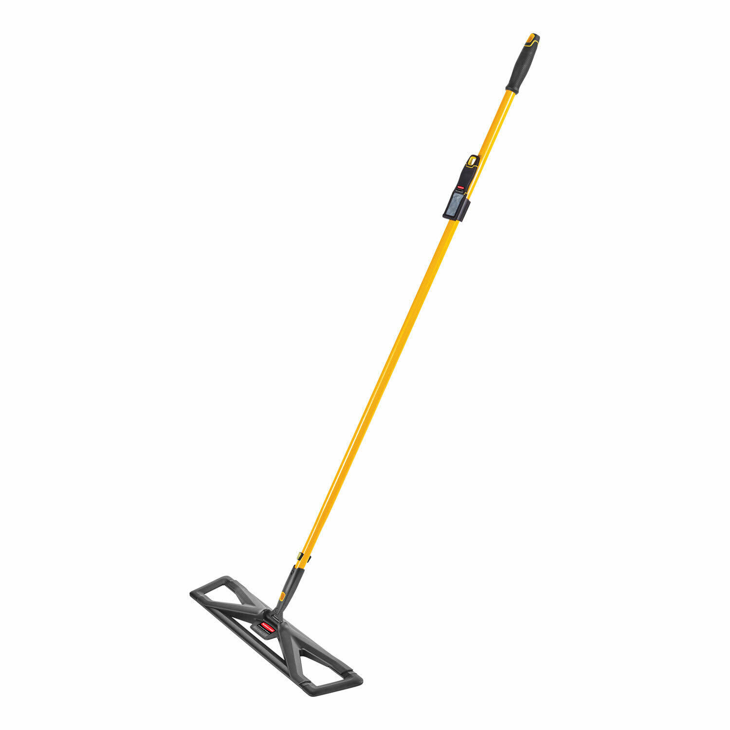 Rubbermaid Commercial Maximizer Dust Mop Frame with Handle and Scraper, 36 inch x 5.5 inch, Yellow/Black