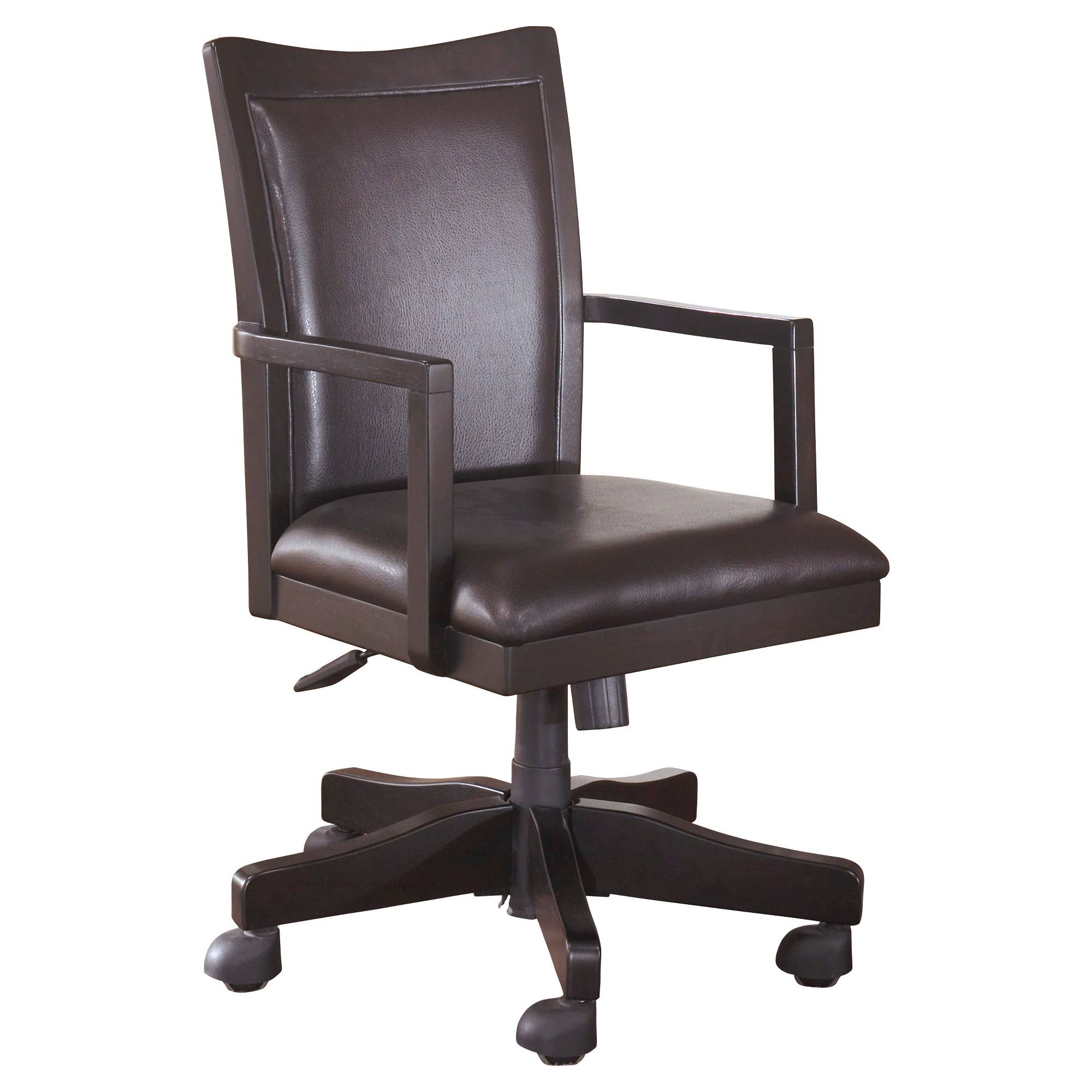 Ashley H371-01A Carlyle Home Office Swivel Desk Chair - Almost Black