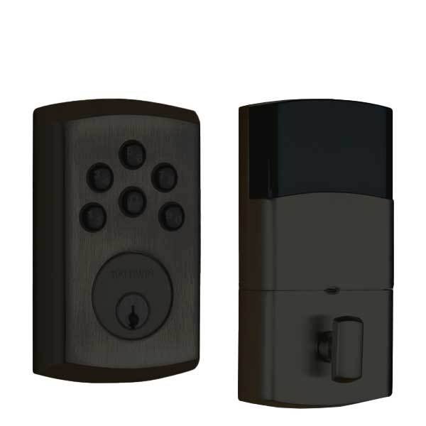 Baldwin 8285190AC1 Soho Deadbolt Keyless Electronic - Satin Black