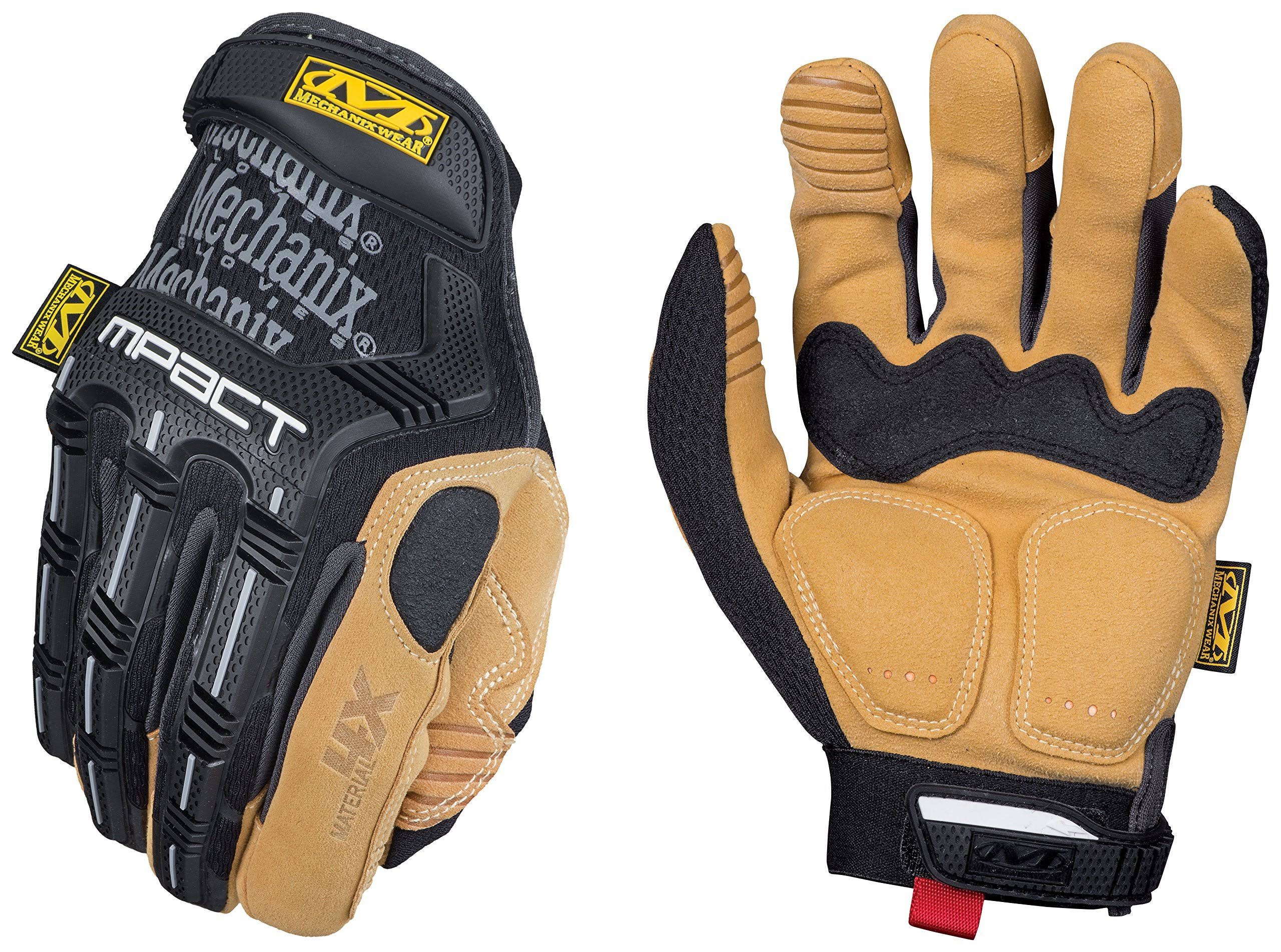 Mechanix Wear - Material4X M-Pact Gloves (Large Brown/Black) Large