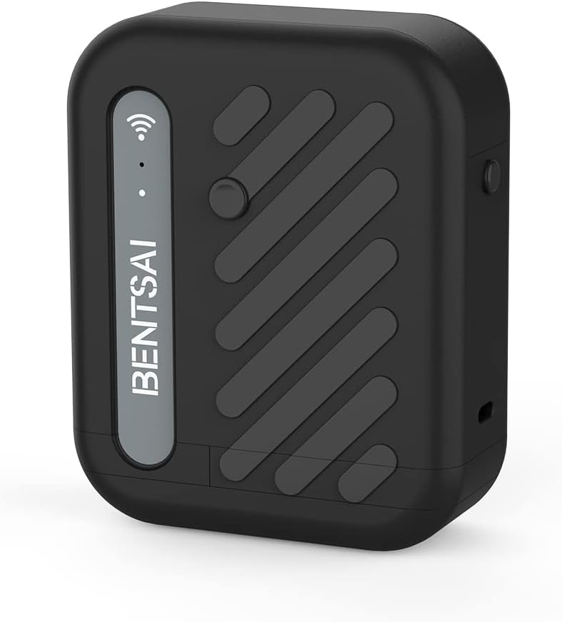 BENTSAI B10 Mini Handheld Printer Mobile Printer Code Printer Wirless WiFi Printer with iOS/Android APP (Black) for DIY Printing QR-Code Barcode Production Date Logo Batch Series Number