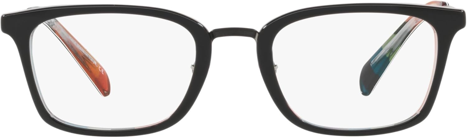 Paul Smith PM8266-1618 Eyeglasses STEPHENSON BLACK/ONYX/ARTISTS STRIPE W/DEMO LENS 50mm