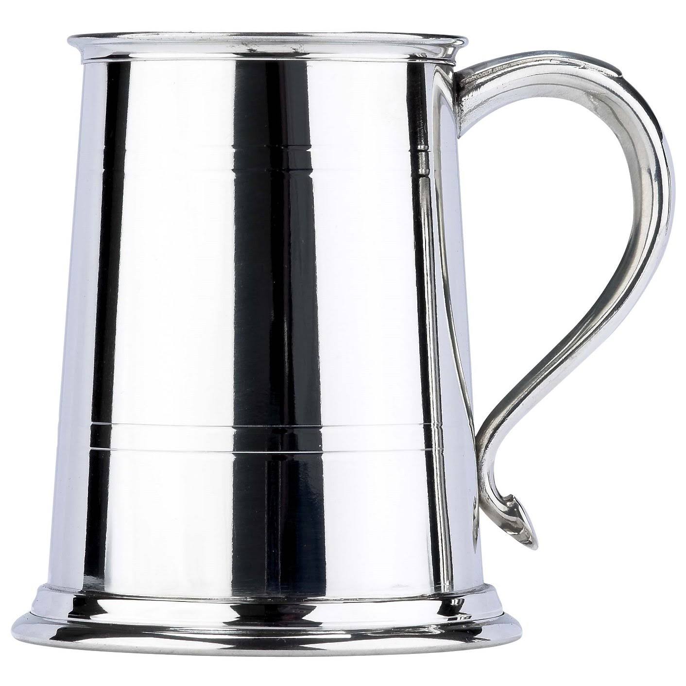 Pinnacle Peak Trading Co Commodore 2 Line English Tankard with Swan Handle