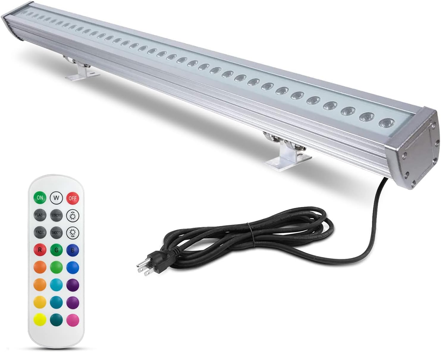 ATCD 144W LED Wall Washer Light, Waterproof RGBW LED Light Bar 40