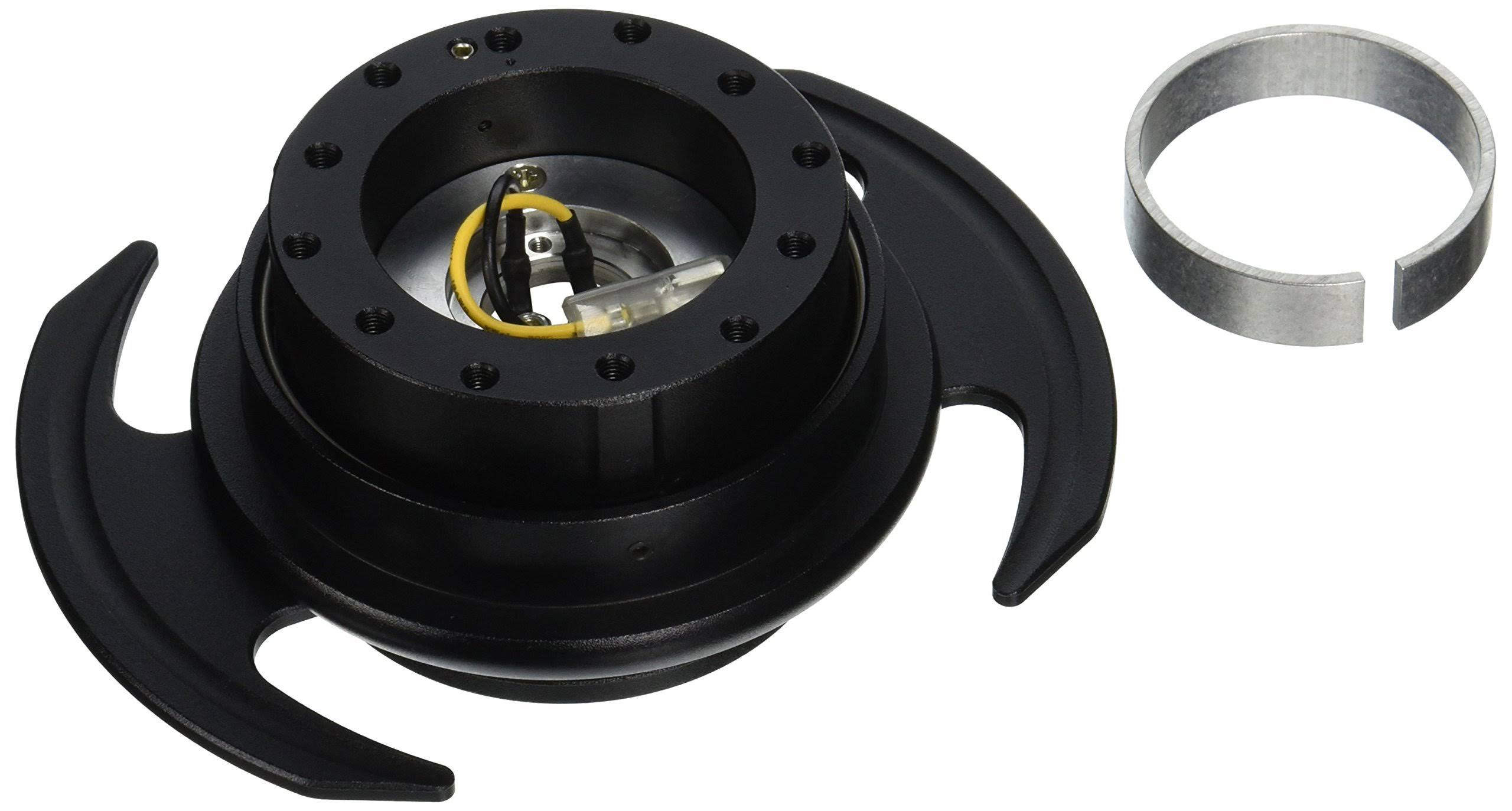 NRG Steering Wheel Quick Release Kit - Black Gen 3 - Part SRK-650BK