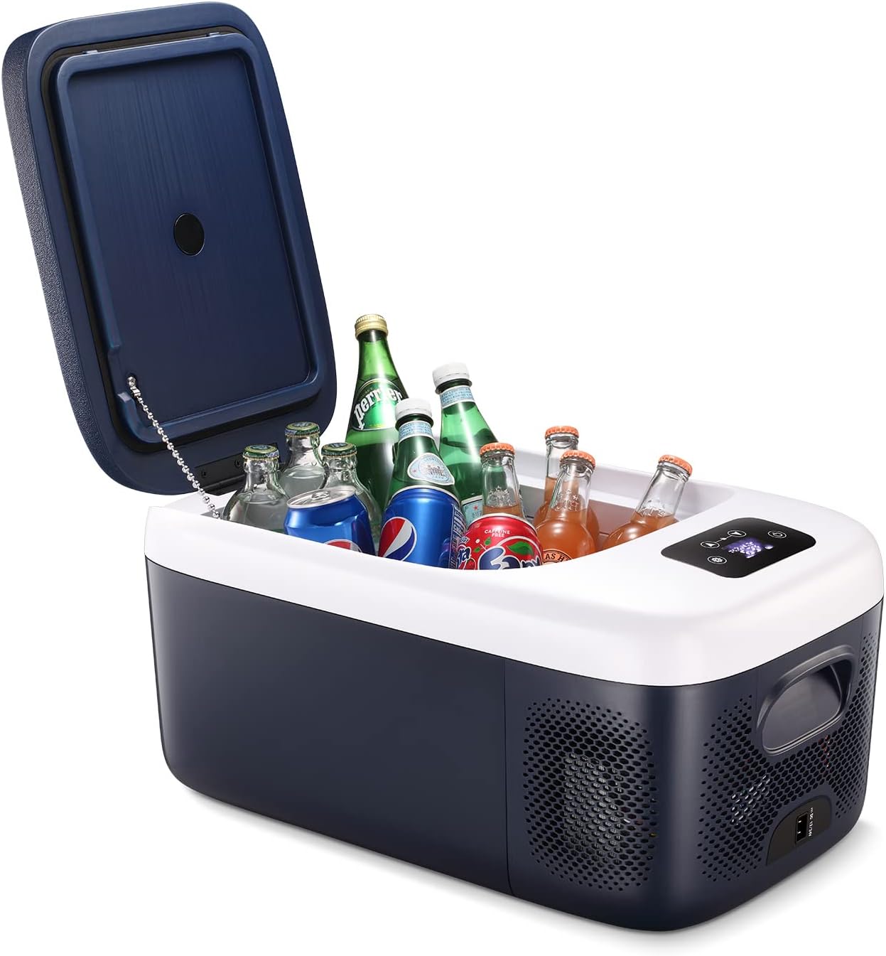 ZAFRO Car Refrigerator, RV Refrigerator with 12/24V DC and 120-240V AC, Car Fridge, Rv Fridge for Car, RV, Camping and Home Use