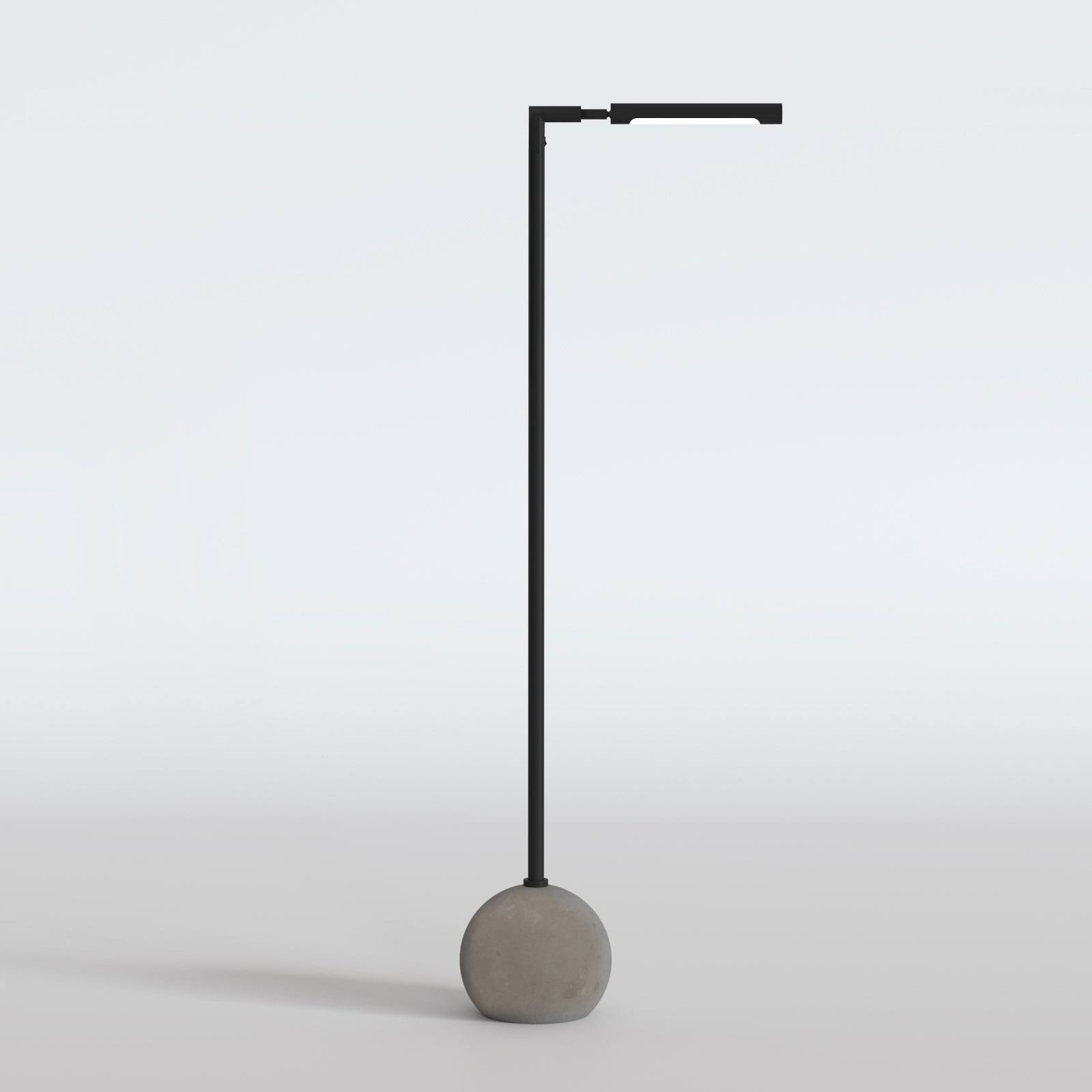 Dinodas Floor Lamp Concrete/Blackened Bronze