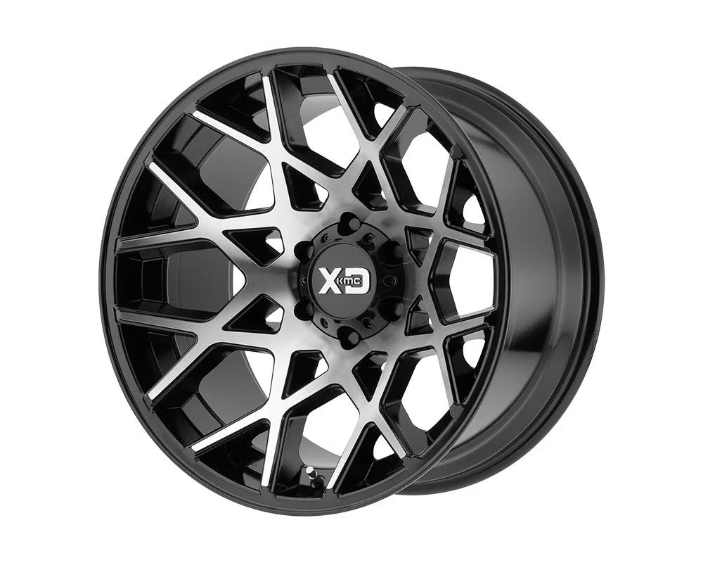 XD Series XD83121063524N XD831 Chopstix Wheel 20x10 6x6x135 -24mm Gloss Black Machined