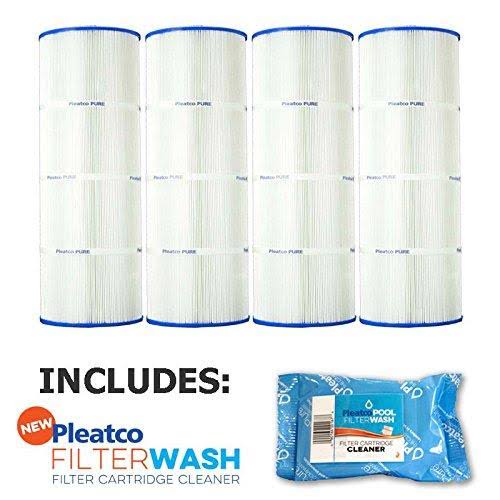 Pleatco Cartridge Filter PA81-PAK4 Pack of 4 Hayward C3025 CX580XRE w/ 1x Filter Wash