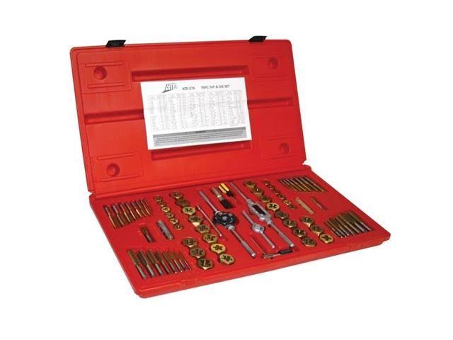 ATD Tools 276 -76 pc. Machine Screw, Fractional u0026 Metric Tap u0026 Die Set