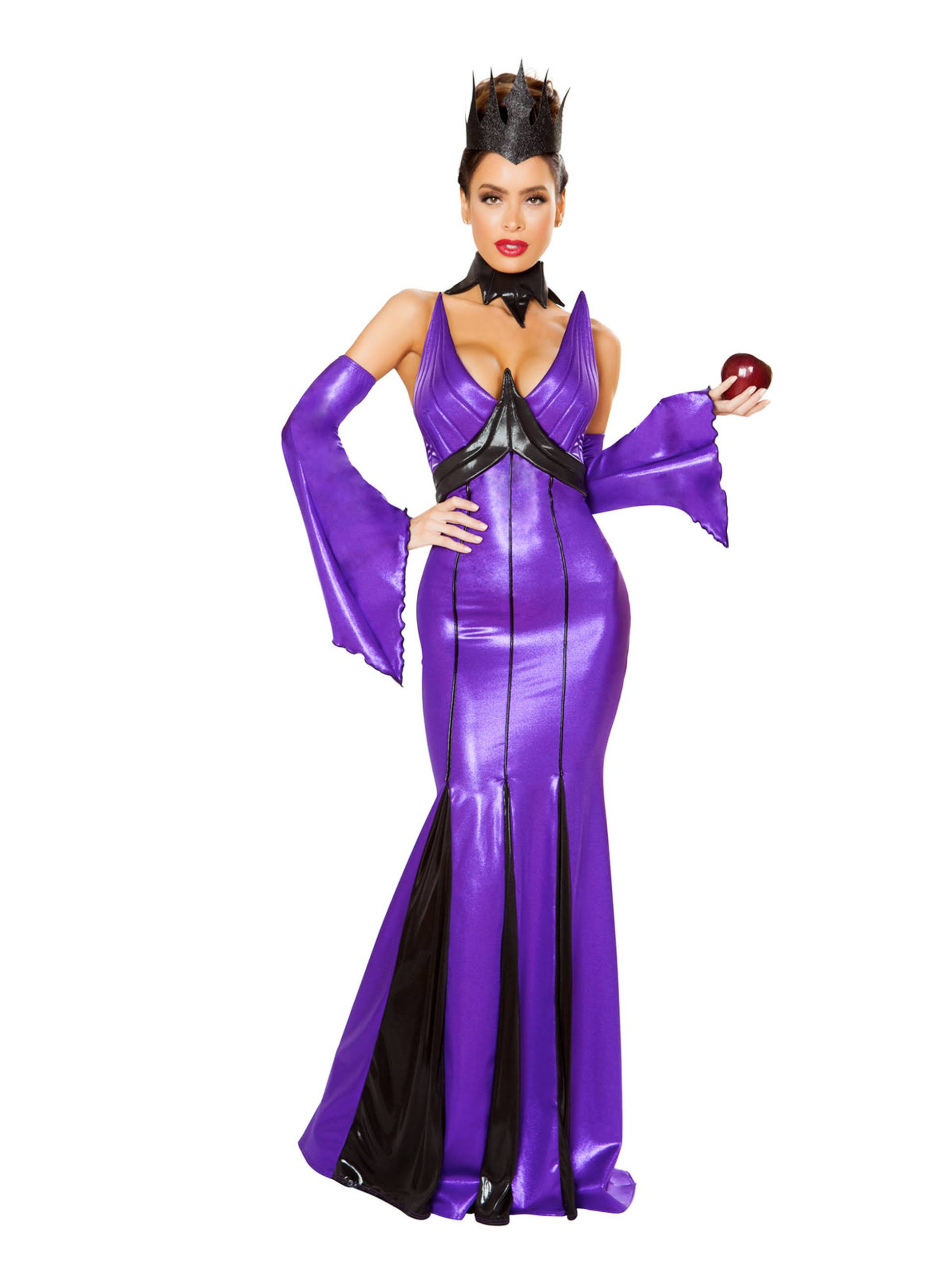 Wicked Queen Costume Large / Purple/Black