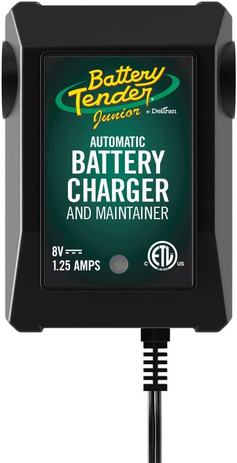 Battery Tender 4 AMP Car Battery Charger and Maintainer: Switchable 6V / 12V, Automotive Battery Charger and Maintainer for Cars, Trucks, and SUVs, Lead Acid & Lithium Battery Charger - 022-0209-BT-WH Pack of 2