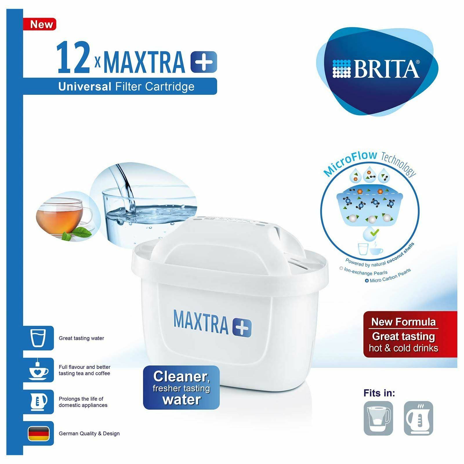 Brita Maxtra+ Water Filter Cartridge -12 Pack