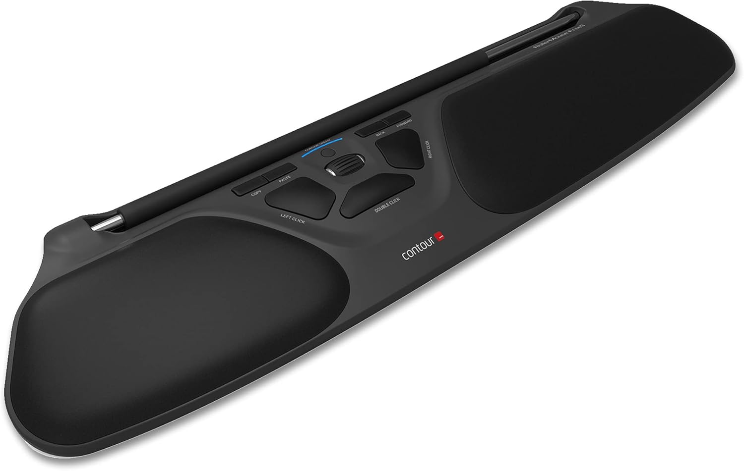 Contour Design RollerMouse Free3 - Wired Ergonomic Mouse for Laptop and Desktop Computer Use - Reach-Free Ambidextrous Computer Mouse - Mac & PC Compatible