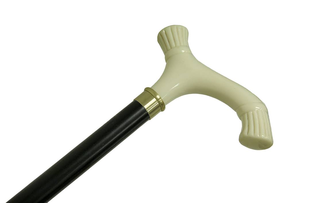 Churchill Black Hardwood Walking Stick / Cane