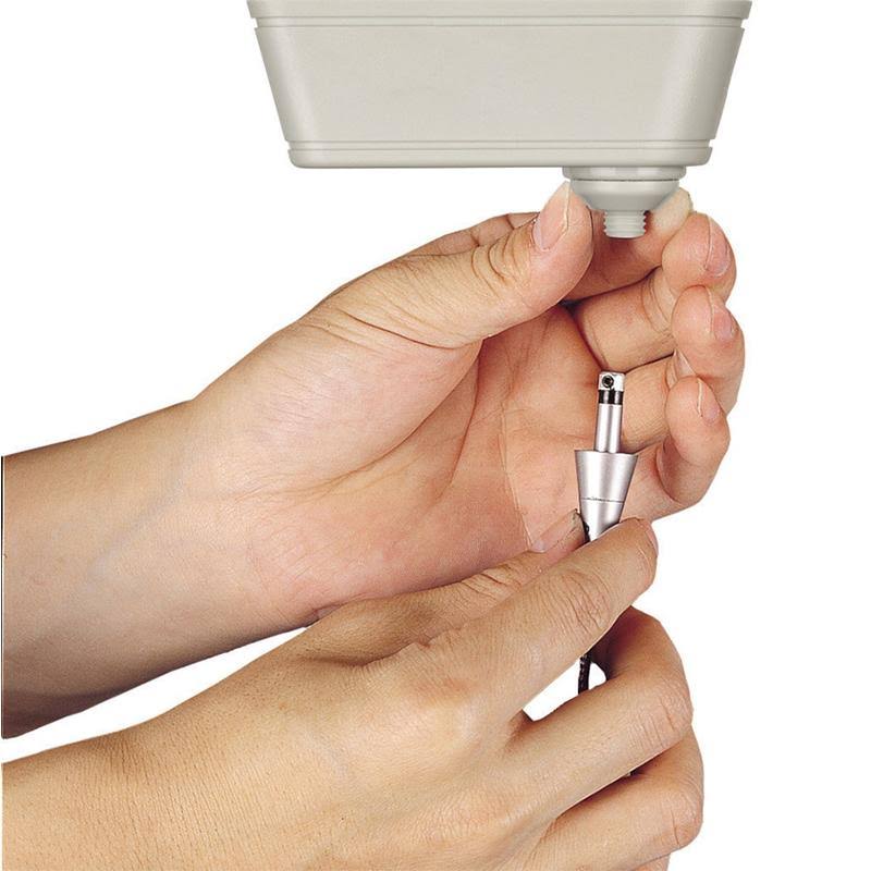 WAC Lighting EN-HQ50AR-WT H Track Quick Connect Low Voltage Transformer, White