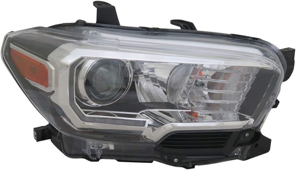 For Toyota Tacoma Headlight 2016 17 18 19 2020 Passenger Side Halogen Type w/LED Daytime Running Light For TO2503244 | 81110-04270