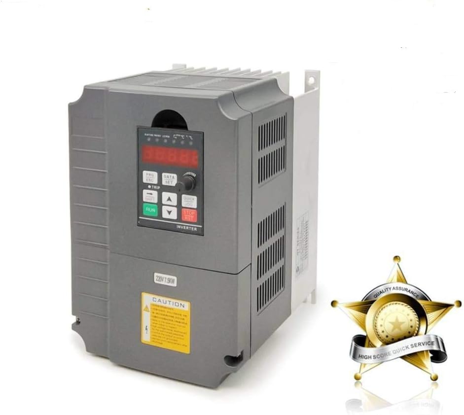 Huanyang Vector VFD Variable Frequency Drive ,Single to 3 Phase,7.5kW 10HP 220V AC 34A for Motor Speed Control ,GT Series