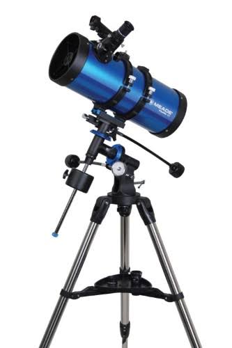 Meade Polaris German Equatorial Newtonian Reflector Telescope with Tripod - 127mm - F/7.9 - 3 Pack