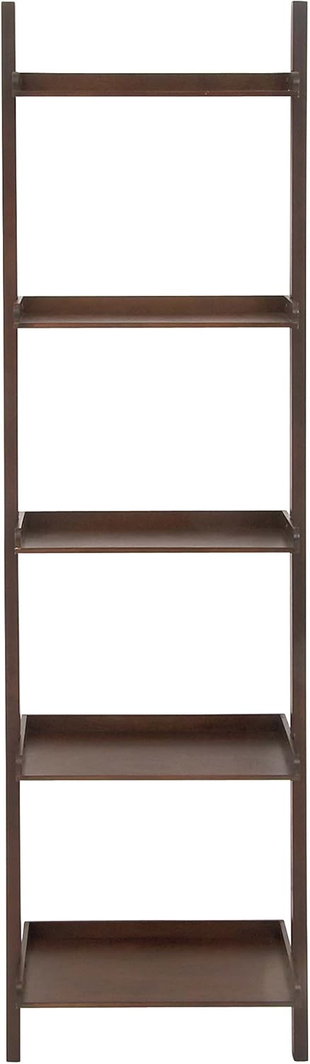Deco 79 Wood Leaning Shelf Multi-Purpose Rack