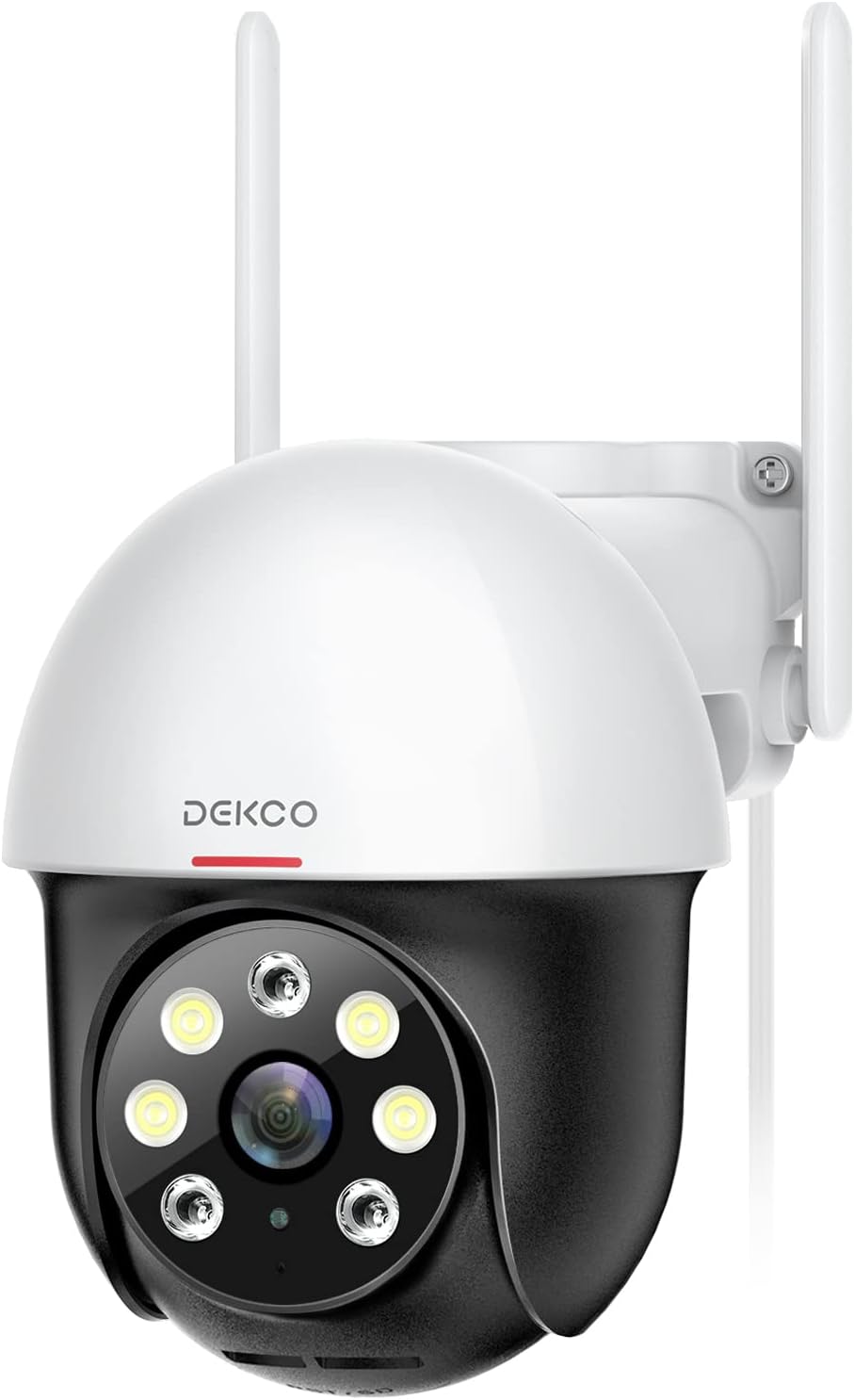2K Security Cameras Outdoor, DEKCO WiFi Surveillance & Security Camera Pan & Tilt 360&deg; View, 3MP Home Security Cameras with Motion Detection Auto Tracking Smart Alerts, 2-Way Audio, IP66 Weatherproof