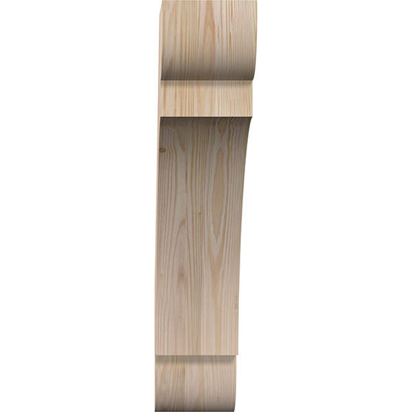 Ekena Millwork 5 1/2x22W x 26x22D x 26x22H Olympic Smooth Brace, Douglas Fir