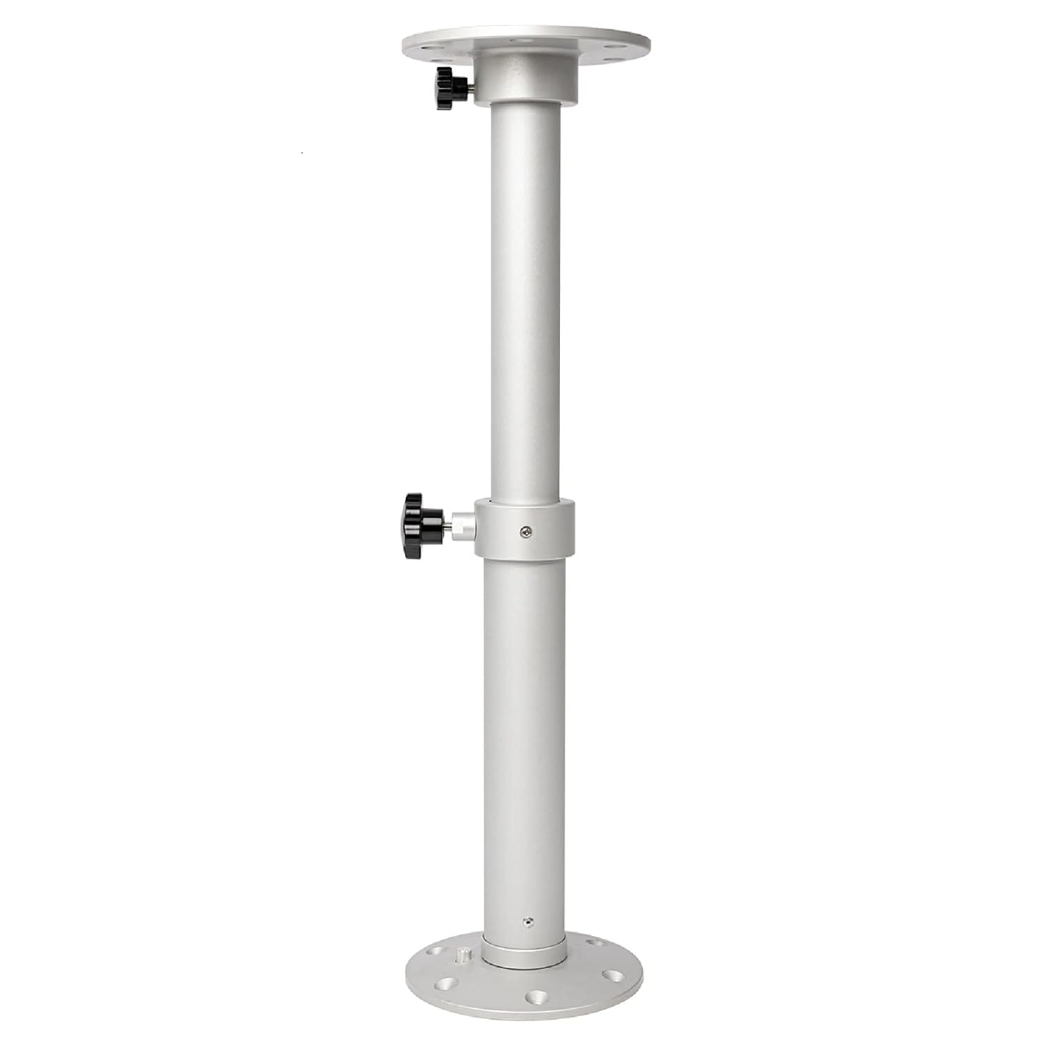 Adjustable Table Pedestal Detachable Table Base Stand Leg Base Mount Frame 17.8‑27.2 inch Aluminum Alloy Table Base Kit for RV Boat Yacht