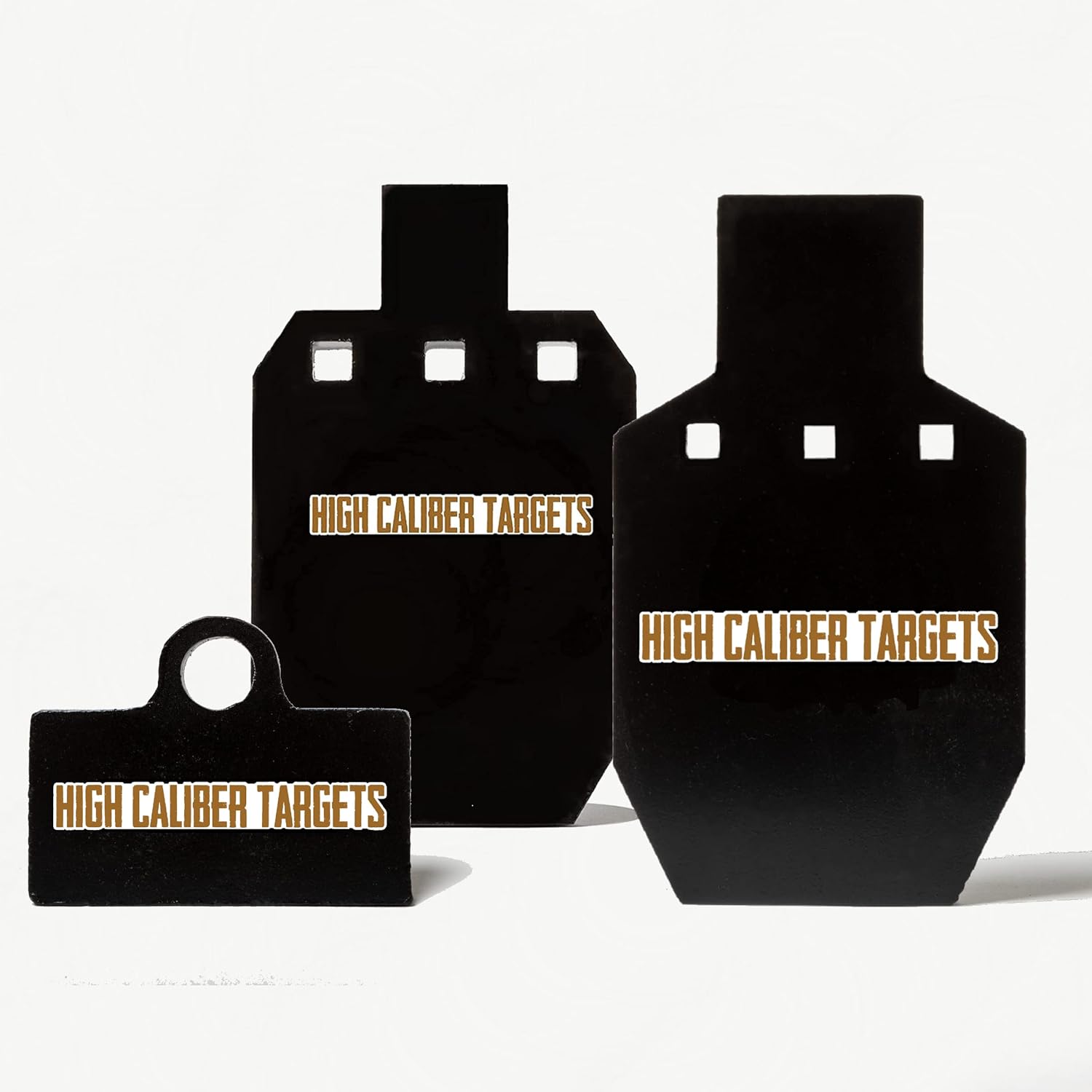 High Caliber AR500 Steel IPSC/IDPA Competition Targets - for Precision Practice(1/2