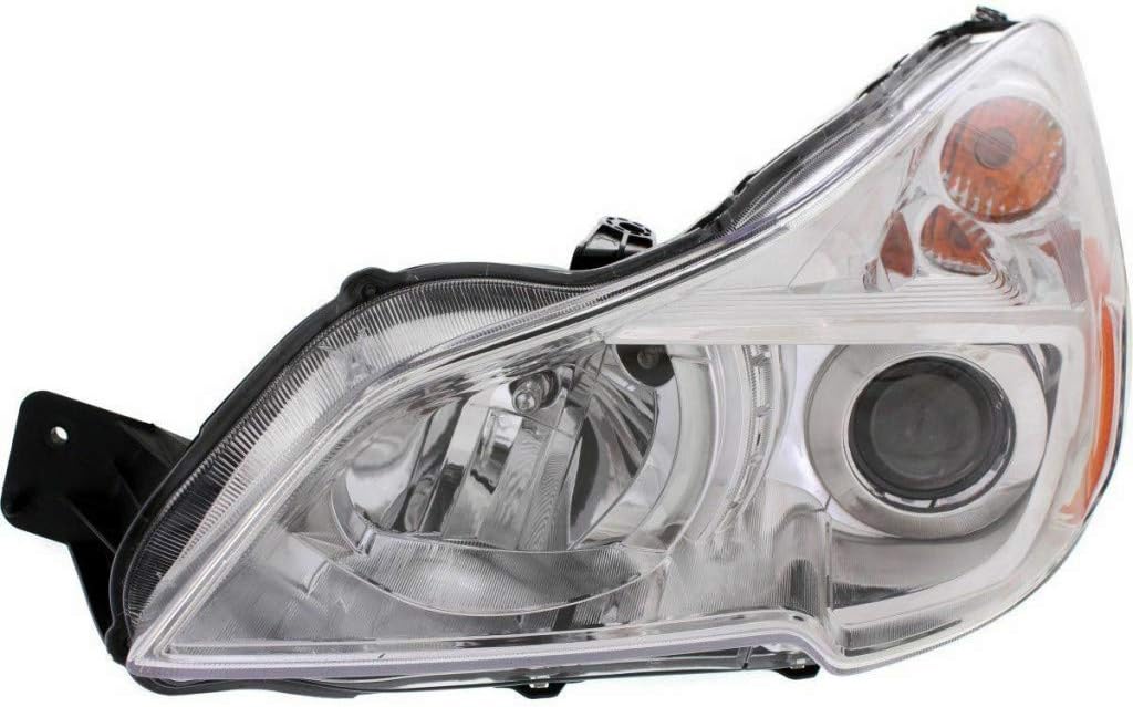 For Subaru Outback Headlight Assembly 2013 2014 Pair Driver and Passenger Side Chrome Bezel For SU2502143C