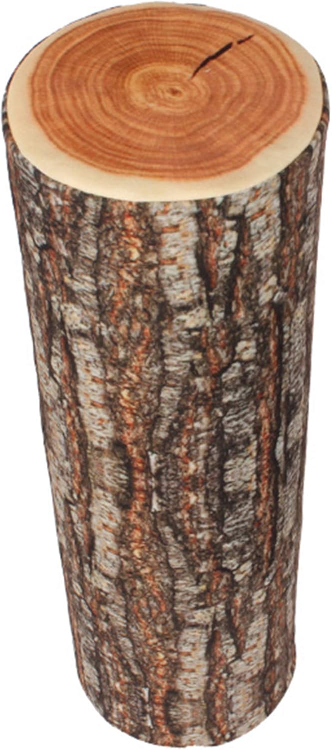 BQLZR Throw Pillow with Zipper Detachable Soft Decorative Natural Wood Design (Rectangle)