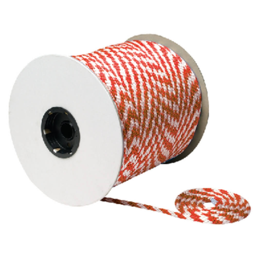 Seachoice Solid Braid MFP Multi-Purpose Rope Spool, Red/White 42770