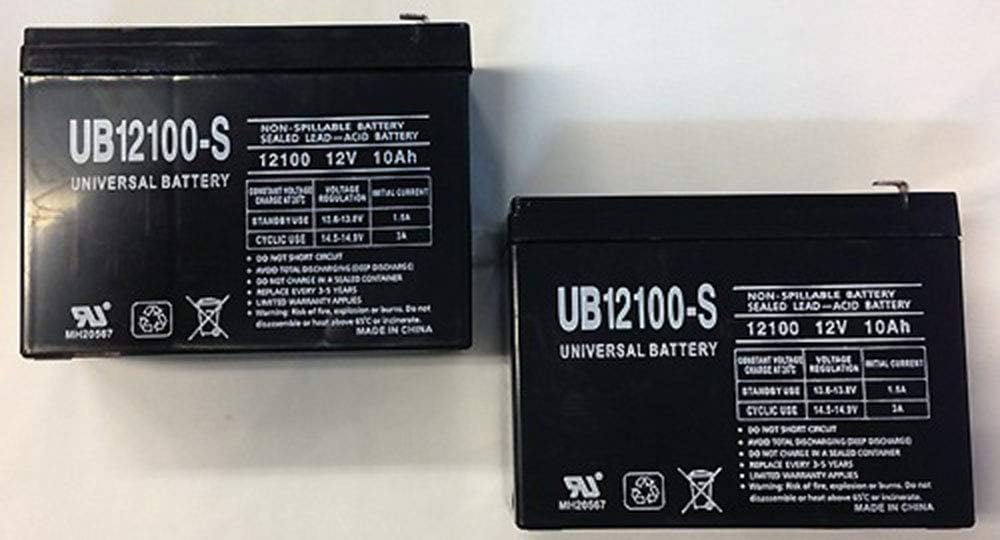 Universal Power Group New 12V 10AH Battery REPL. Razor MX350 V1-8 - 2 Pack