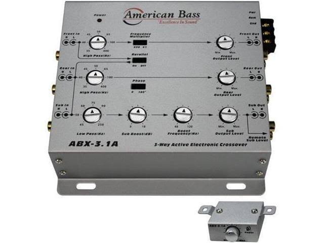 American Bass ABX31A 3-Way Active Crossover