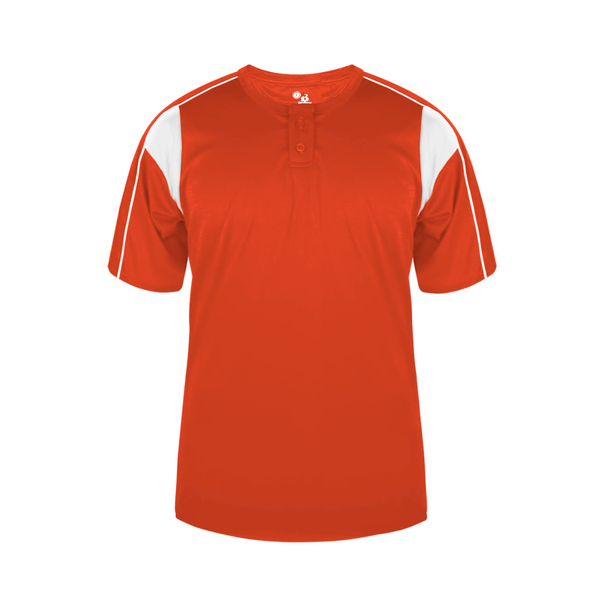 Badger Sport 7937 - Pro Placket - Burnt Orange/White, L