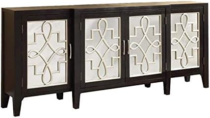 Pemberly Row Console Table in Antique Black