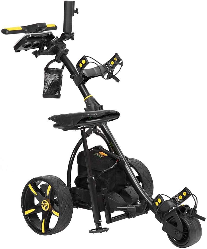 Bat-Caddy X3R Remote Control Cart w/ Free Accessory Kit, Black, 35Ah SLA