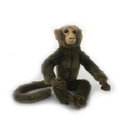 Hansa 7735 8 in. Macaque Baby Monkey Plush Toys - Set of 4