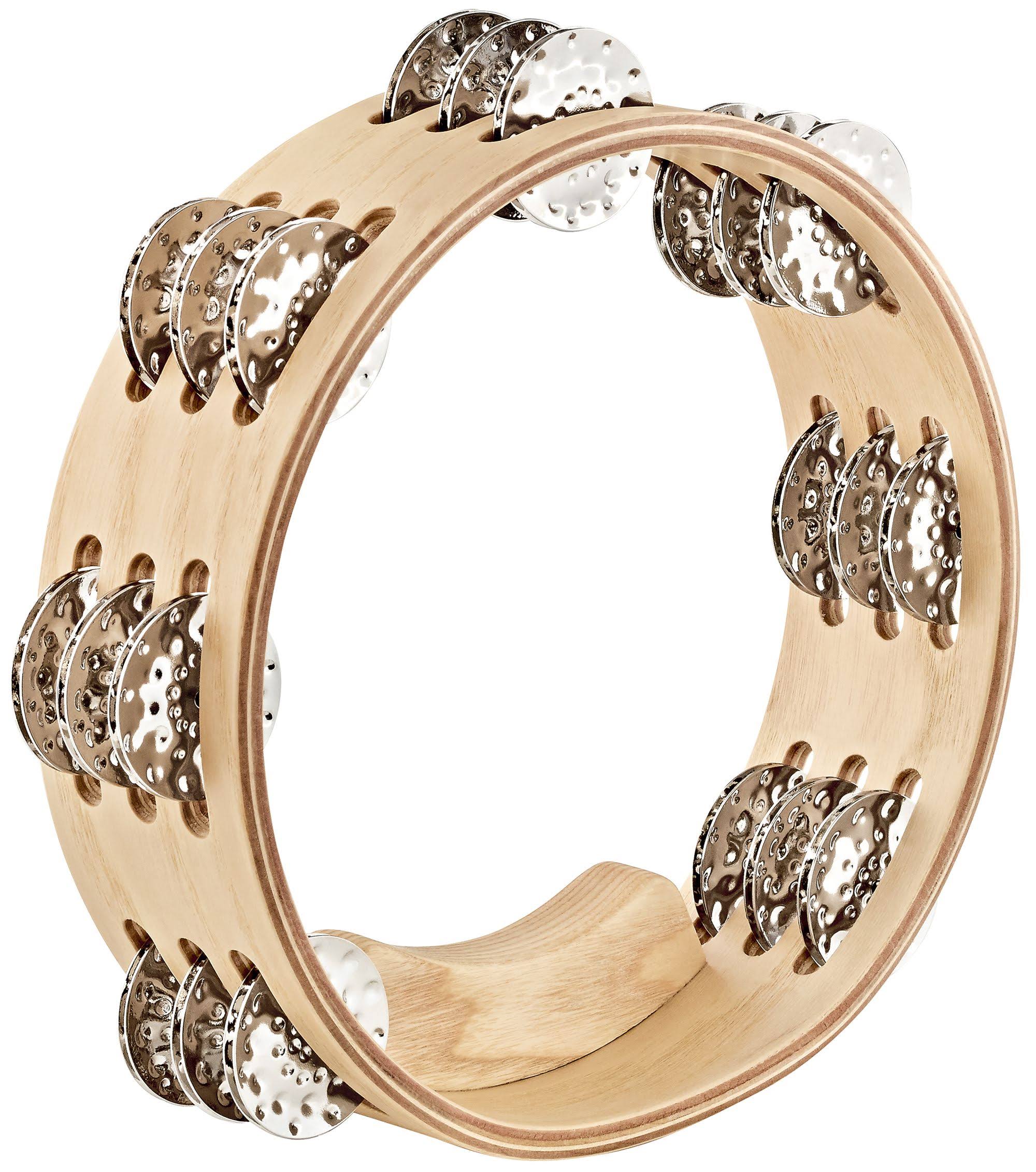Meinl Artisan Edition Compact Tambourine with Steel Jingles 3 Row 8