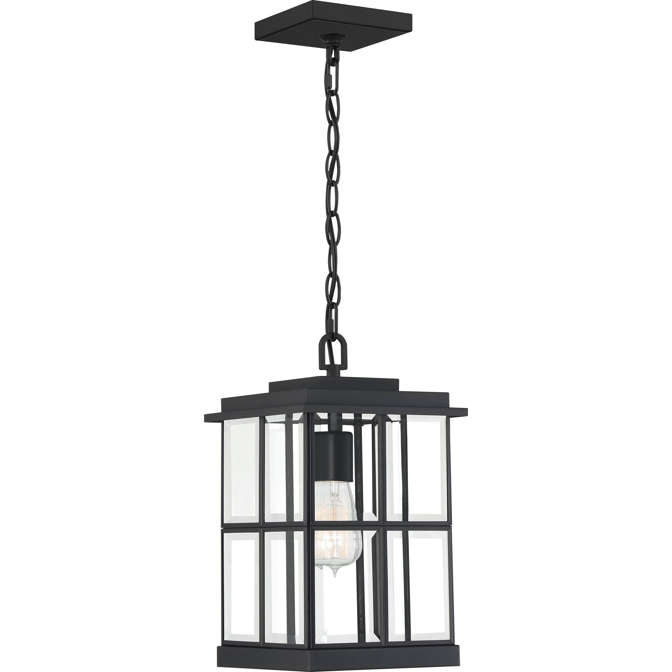 Quoizel - MGN1908MBK - One Light Outdoor Hanging Lantern - Mulligan - Matte Black