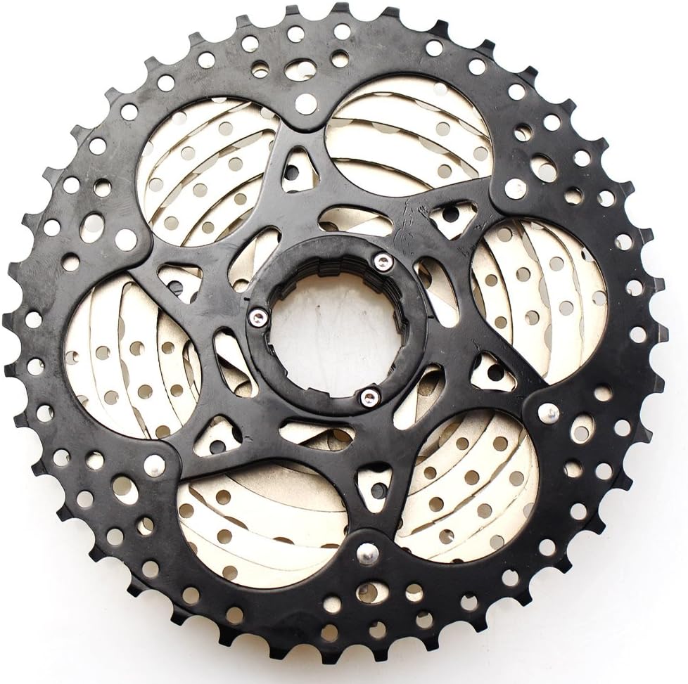9 Speed Cassette 11-40T MTB Cassette 9 Speed Fit for Mountain Bike, Road Bicycle, MTB, BMX, SRAM, Shimano Pack of 2